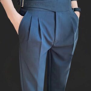 Men's Gurkha Navy Trousers